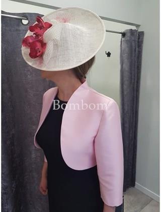 Chaqueta Nati Jimenez 306 disponible en rojo , beig , fucsia , marino y negro talla 42 hasta la 56 - Imagen 1