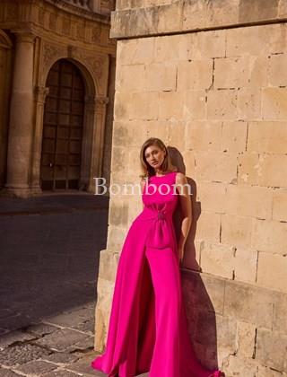 #Mono con sobre falda azul marino Veni infantino - Imagen 2