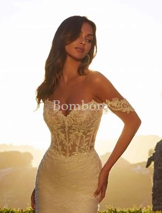 #Morilee vestido de novia blanco sirena - Imagen 2