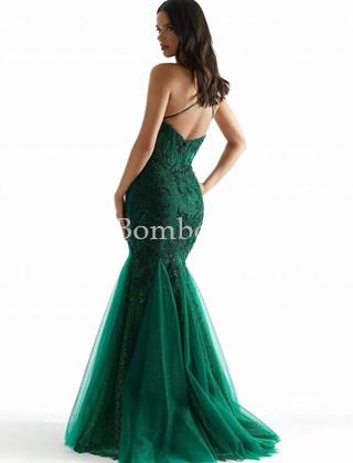 #Morilee #vestido sirena verde esmeralda #bombomceremonia - Imagen 1