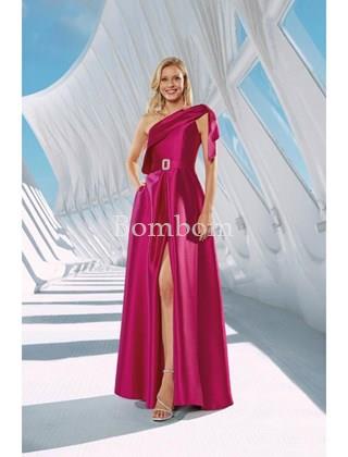 Vestido asimétrico corte romana - Imagen 1