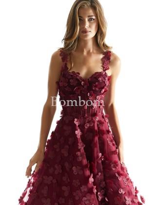 Vestido color burdeos #morilee - Imagen 2
