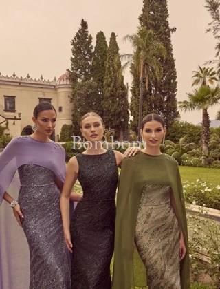 #vestido con capa de pedreria #vestidomadredenovia#vestidoceremoniagalicias - Imagen 2