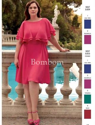 vestido corto celestina modelo 5309 - Imagen 1