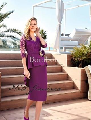 vestido corto nati jimenez modelo 408 - Imagen 1