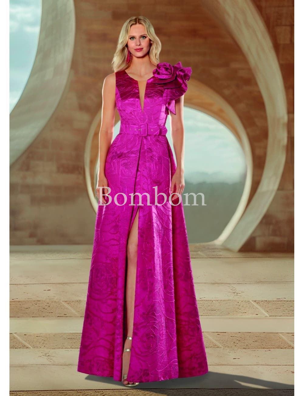 #Vestido de ceremonia juvenil fucsia o azul - Imagen 1