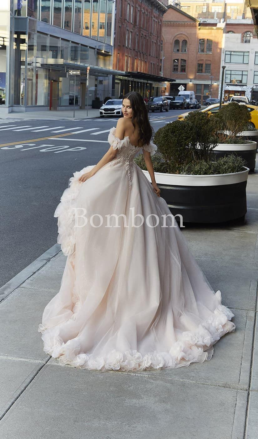 Vestido de novia blanco falda desmontable - Imagen 1