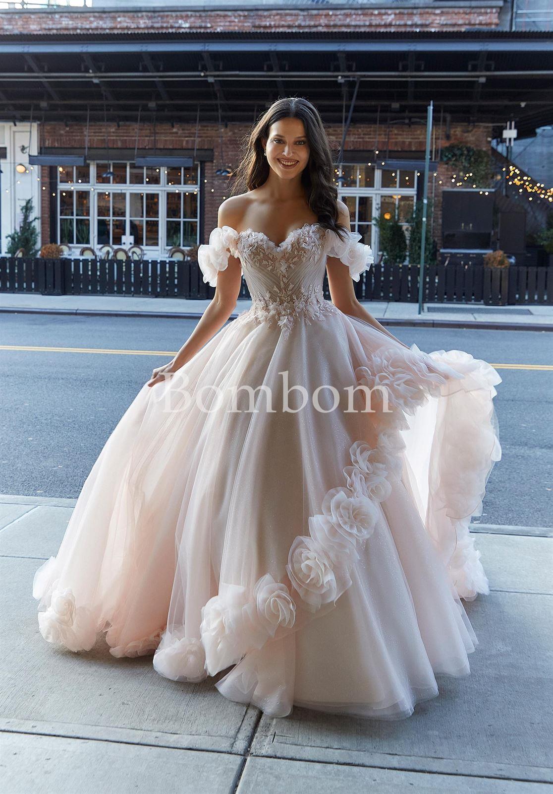 Vestido de novia blanco falda desmontable - Imagen 3