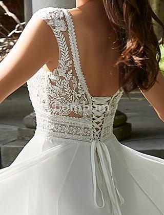 Vestido de novia blanco #Polly colección 2025 - Imagen 2