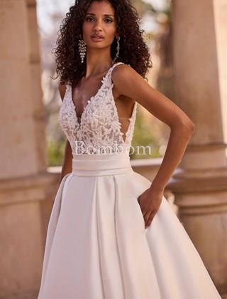 Vestido de novia blanco # veni infantino 63169 - Imagen 1