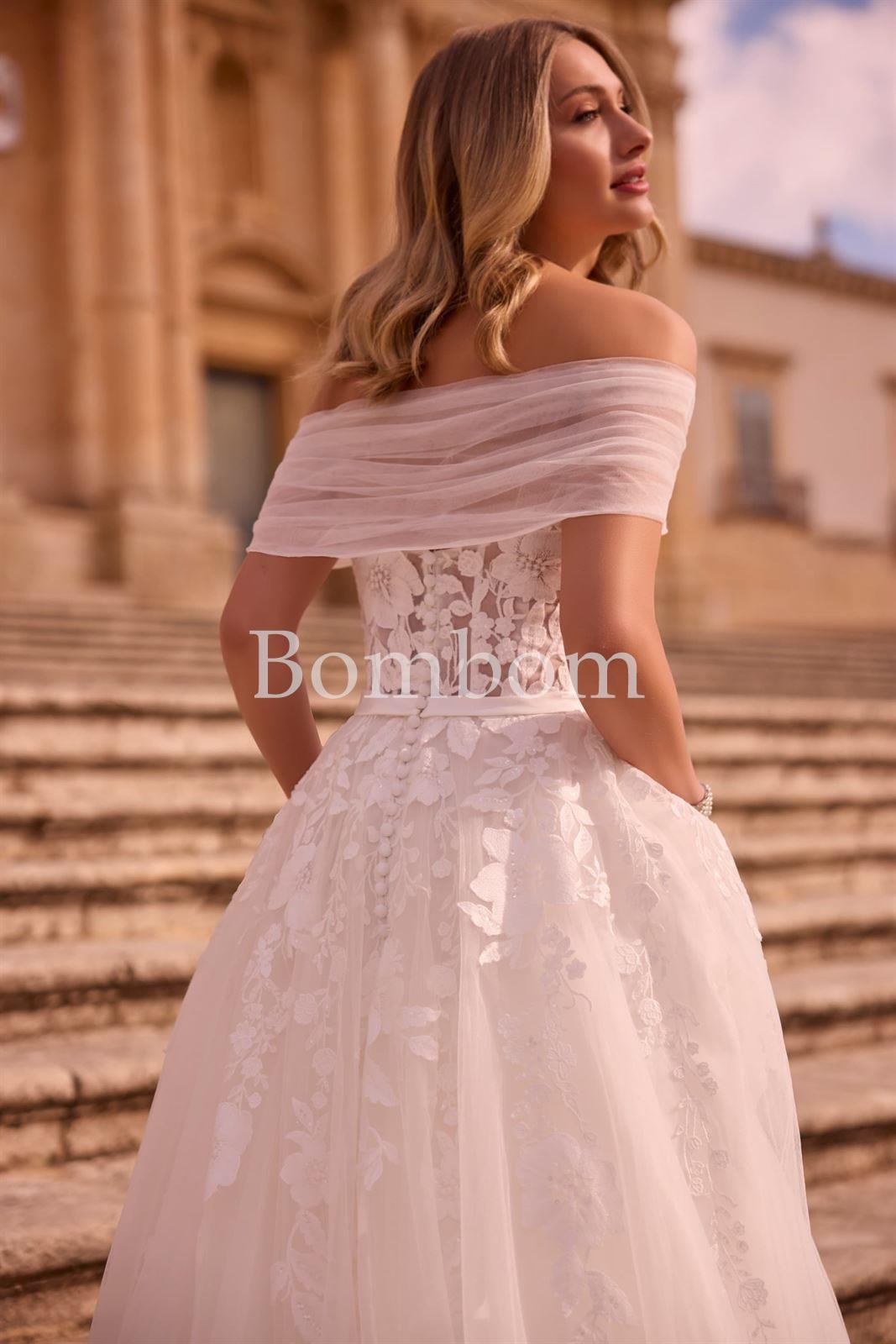 Vestido de novia blanco Vianca - Imagen 2