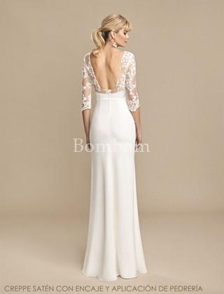 Vestido de novia con mangas - Imagen 2