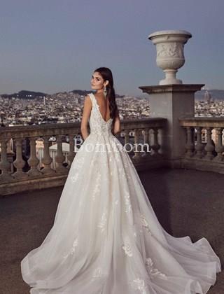 Vestido de novia corte A - Imagen 1