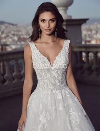 Vestido de novia corte A - Imagen 2