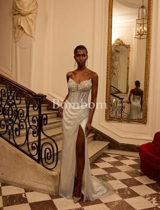 Vestido de novia fiesta silver - Imagen 2