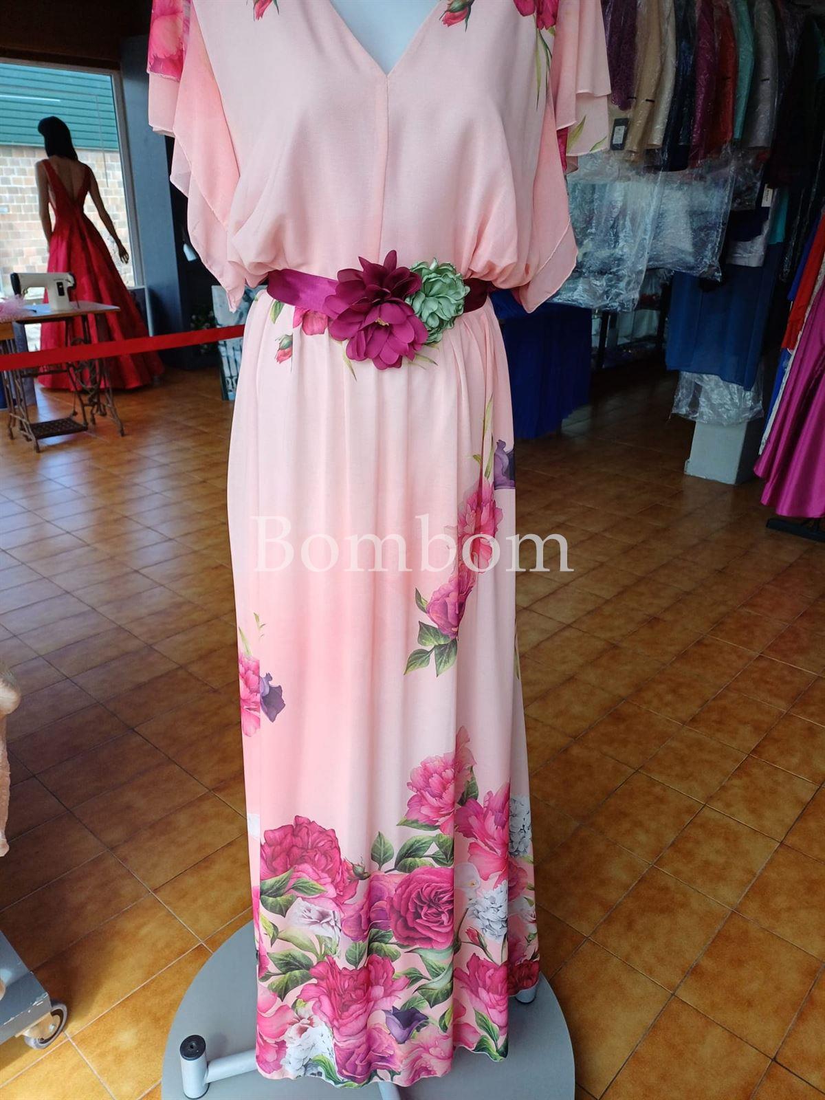 Vestido floral talla grande hasta la 64 - Imagen 1