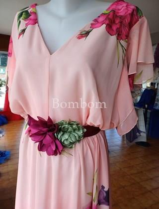 Vestido floral talla grande hasta la 64 - Imagen 2