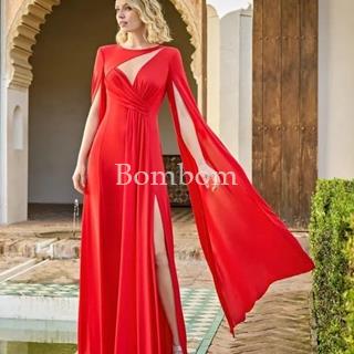 Vestido largo asimétrico - Imagen 1