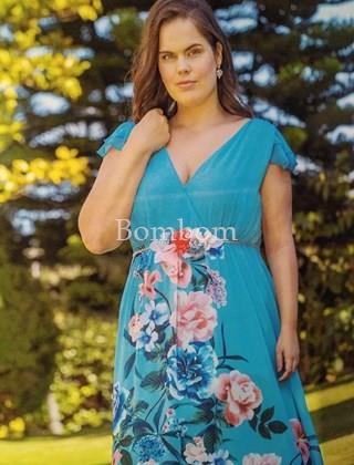 Vestido largo Celestina ref 5004 talla hasta la 62 - Imagen 1