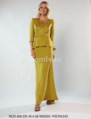 Vestido largo ceremonia elegante - Imagen 1