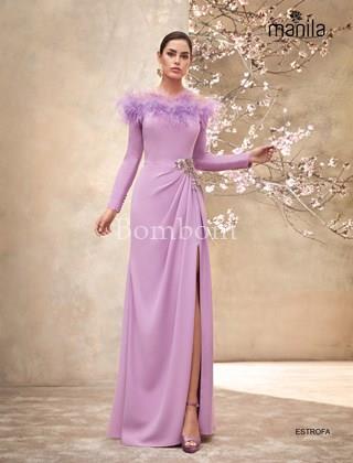 #Vestido largo de madrina Manila estrofa - Imagen 2