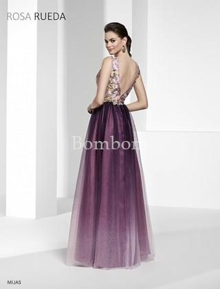 #Vestido largo gasa madrina juvenil - Imagen 1