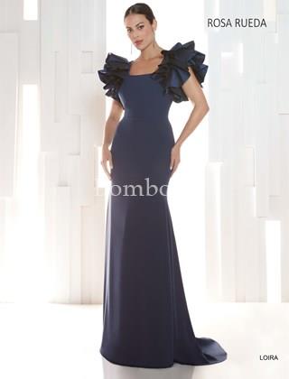 #Vestido largo madre de novia ,color rojo - Imagen 2