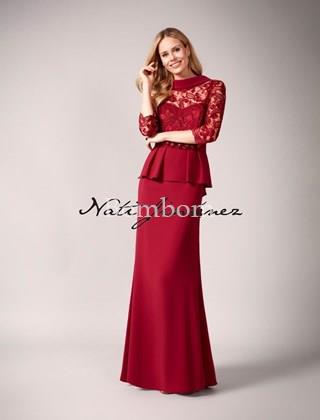 vestido largo modelo 465 nati jimenez - Imagen 1