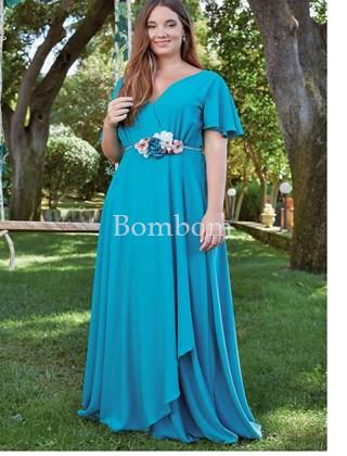 vestido largo ref 5207 ( disponible hasta la talla 54) - Imagen 1