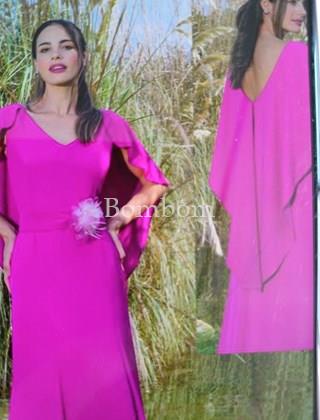 Vestido madrina #modelo Rosy#vestido capa - Imagen 2