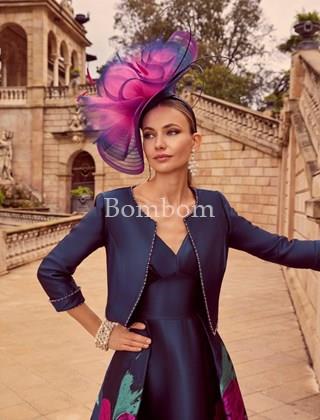 #vestido midi , largo veni infantino madrina madre de novia elegante - Imagen 2