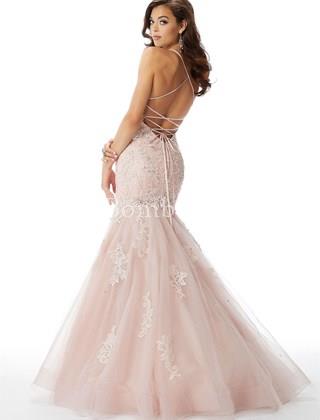 Vestido morilee 46021 sirena rosa palo - Imagen 2